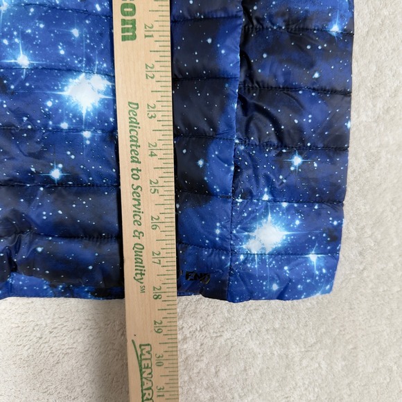 Lands End Kids Galaxy Puffer Jacket XXL Boy/Girl Space Print Zip Up Puffer  Coat - Picture 4 of 10